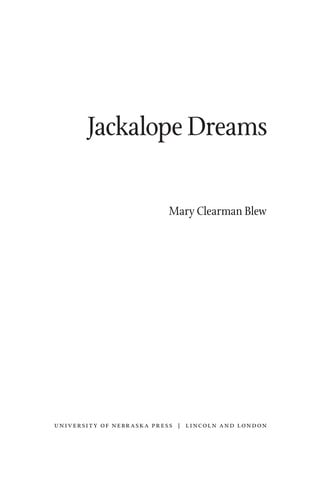 Jackalope dreams