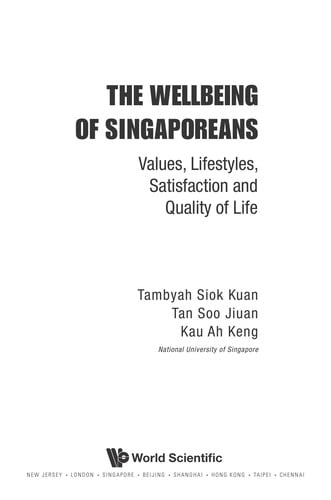 The wellbeing of Singaporeans