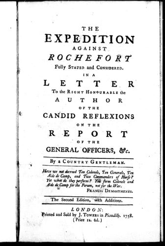 The expedition against Rochefort