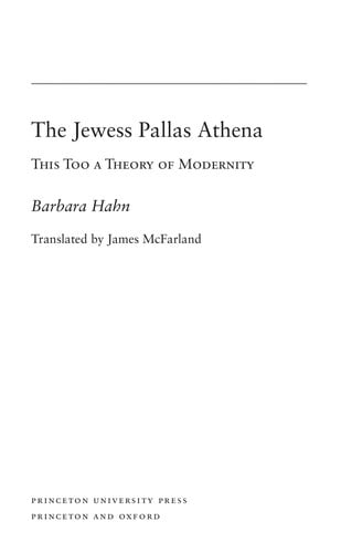 The Jewess Pallas Athena
