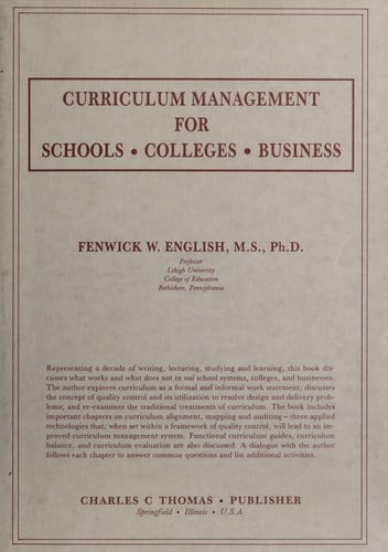 Curriculum management for schools, colleges, business