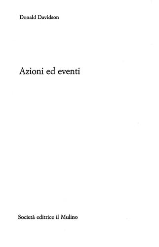 Azioni ed eventi
