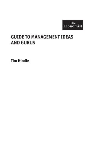 Guide to management ideas and gurus