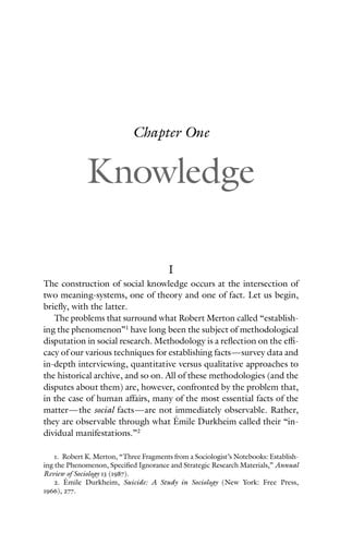 Interpretation and Social Knowledge