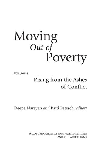 Moving out of poverty