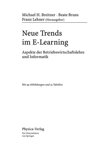 Neue Trends im E-Learning