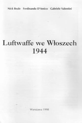 Luftwaffe we W¿oszech 1944