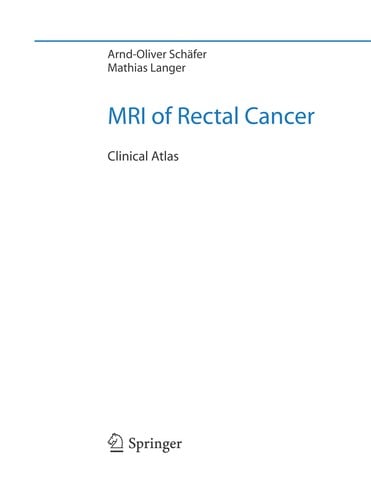 MRI of Rectal Cancer