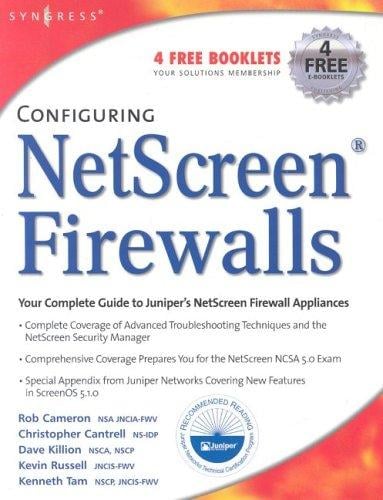Configuring NetScreen firewalls