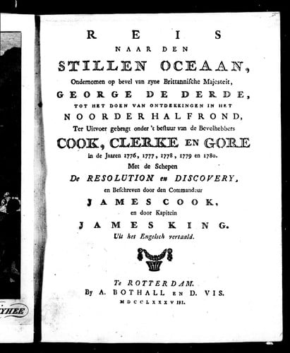 Reis naar den Stillen Oceaan