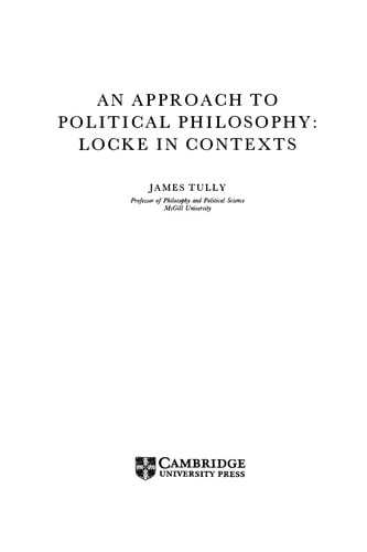 Approach to Political Philosophy