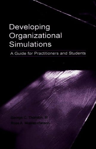 Developing organizational simulations