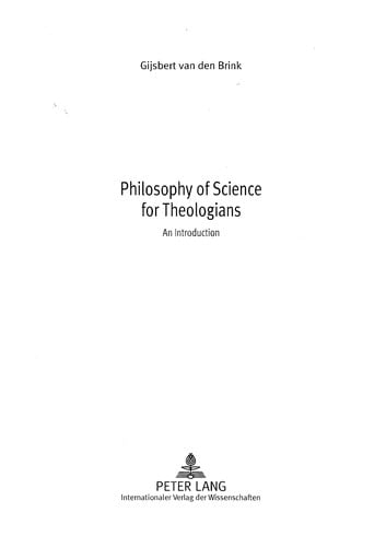 Philosophy of science for theologians
