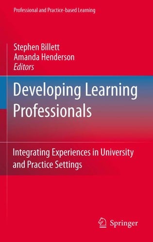Developing learning professionals