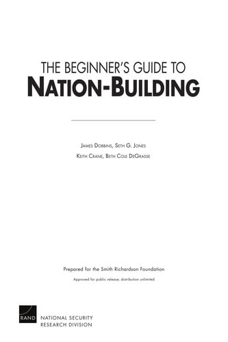 The beginner's guide to nation-building