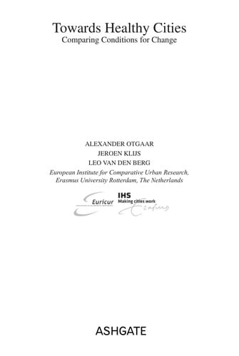 Towards healthy cities