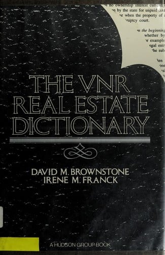The VNR real estate dictionary