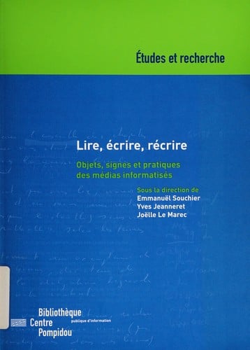 Lire, écrire, récrire