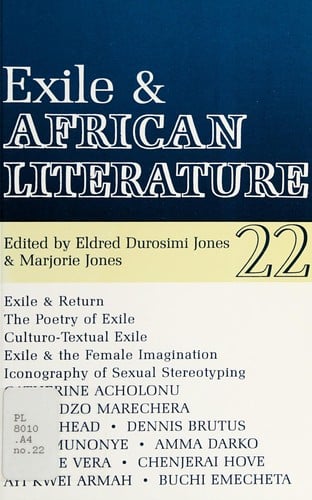 Exile & African literature
