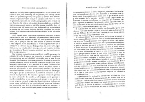 El movimiento de la existencia humana