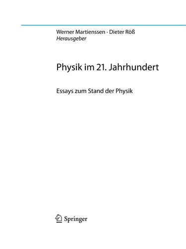 Physik im 21. Jahrhundert