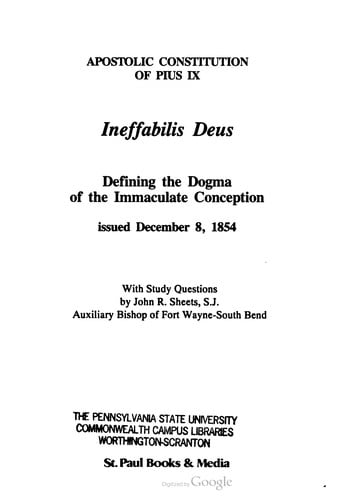 Ineffabilis Deus