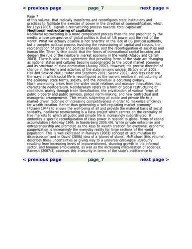 Hegemonic transitions, the state and crisis in neoliberal capitalism