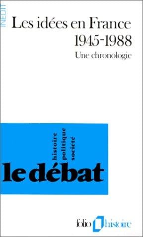 Les idées en France, 1945-1988