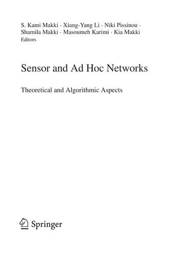 Sensor and Ad-Hoc Networks