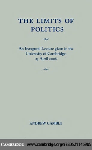 The limits of politics