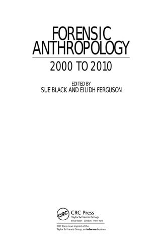 Forensic anthropology