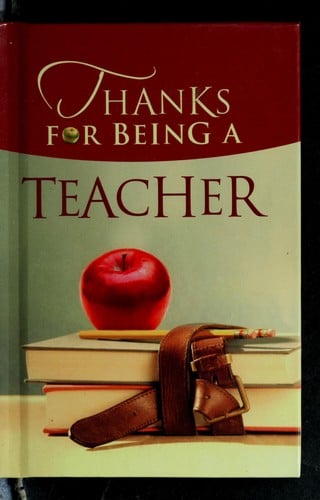 Thanks for Being My Teacher
