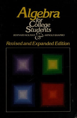 Algebra for college students