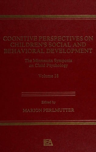 Cognitive perspectives on children's social and behavioral development
