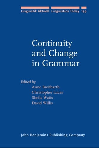 Continuity and change in grammar