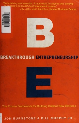 Breakthrough entrepreneurship