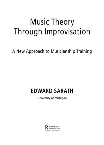 Music theory through improvisation