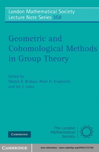 Geometric and cohomological methods in group theory