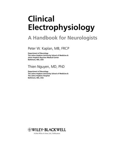 Clinical electrophysiology