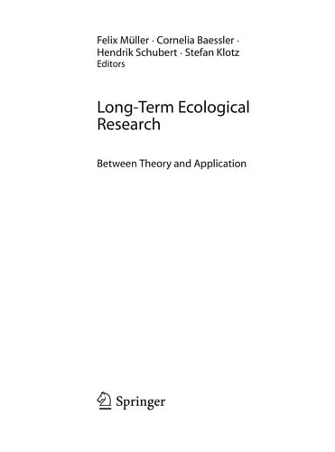 Long-term ecological research