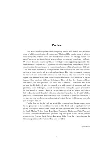 Old and New Inequalities