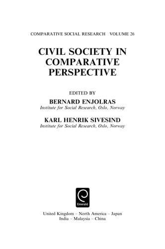 Civil society in comparative perspective