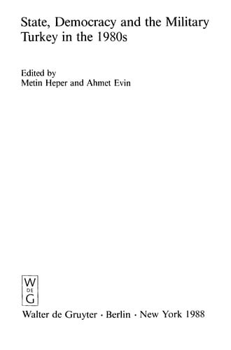 State Democracy and the Military