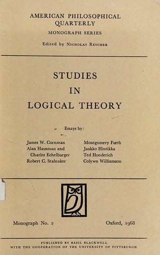 Studies in logical theory