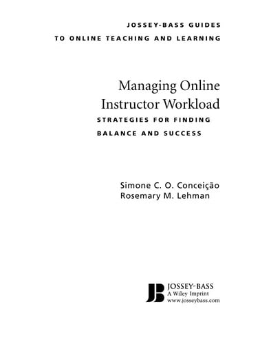 Managing online instructor workload