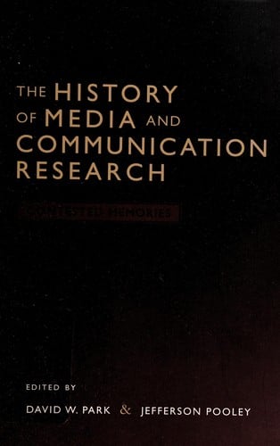The history of media and communication research