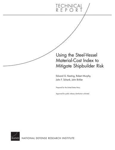 Using the steel-vessel material-cost index to mitigate shipbuilder risk