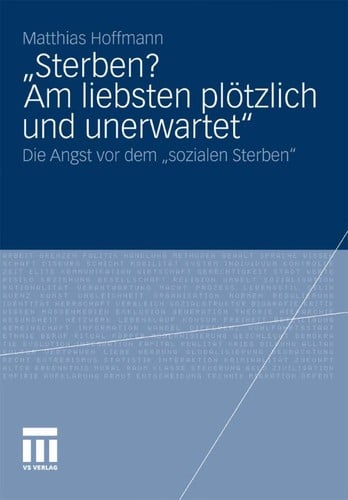 Sterben? Am liebsten plötzlich und unerwartet
