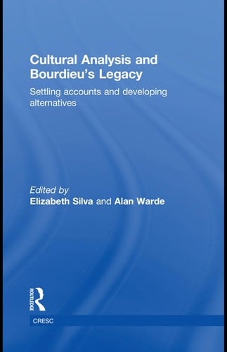Cultural analysis and Bourdieu's legacy