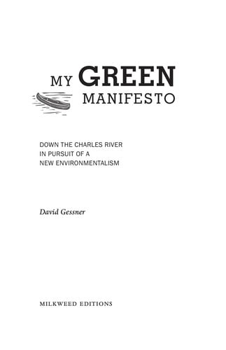My green manifesto